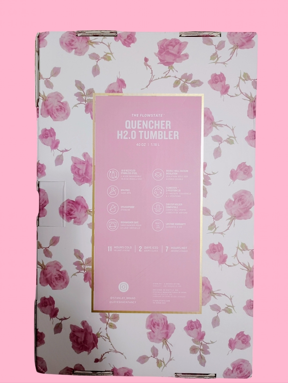 🌸🩷*Stanley x LoveShackFancy*LIMITED EDITION!🩷 TUMBLER SET 🌸 - Picture 3 of 3